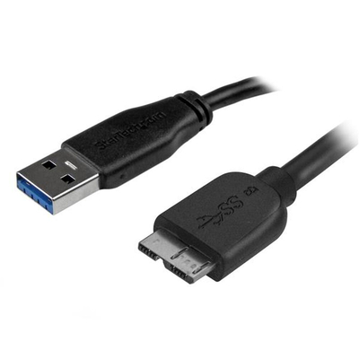 Product Καλώδιο USB σε Micro USB Startech USB3AUB50CMS Μαύρο base image