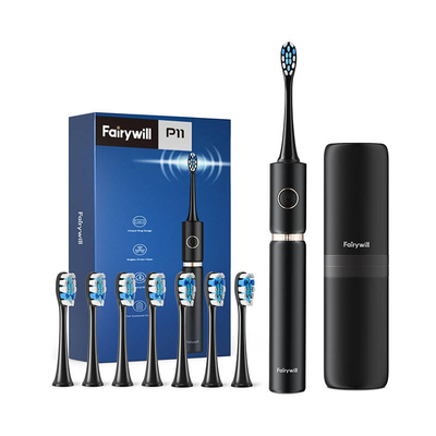 Product Ηλεκτρική Οδοντόβουρτσα with head set and case FairyWill FW-P11 (Black) base image