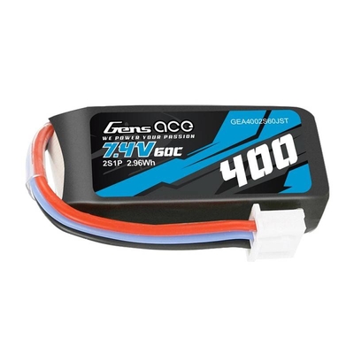 Product Μπαταρία Gens Ace 400mAh 7.4V 60C 2S1P JST base image