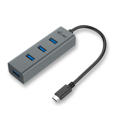 Product USB Hub i-Tec C31HUBMETAL403 USB x 4 Γκρι base image