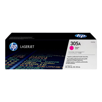 Product Toner HP 305A - Magenta - Original - LaserJet (CE413A) base image