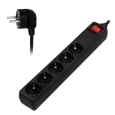 Product Πολύπριζο Με Προστασία Υπέρτασης Sonora SPSB501 Black base image