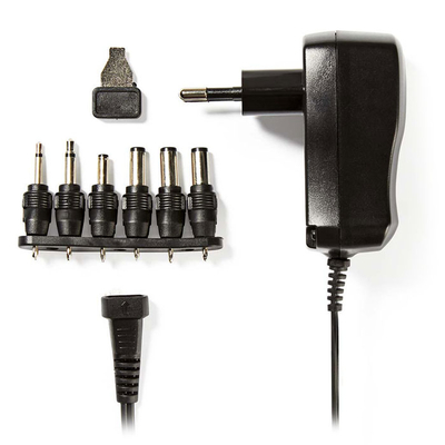 Product Universal Τροφοδοτικό Nedis ACPA006 AC Power 3/4.5/5/6/7.5/9/12 VDC, 0.6 A base image