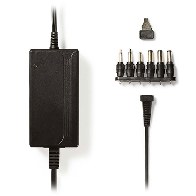 Product Universal Τροφοδοτικό Nedis ACPA008 AC Power 3/4.5/5/6/7.5/9/12 VDC, 2.25 A base image