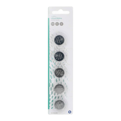 Product Μπαταρία Λιθίου NEDIS Balcr20325bl Button Cell Cr2032, 3v, 5 Pieces, Blister base image