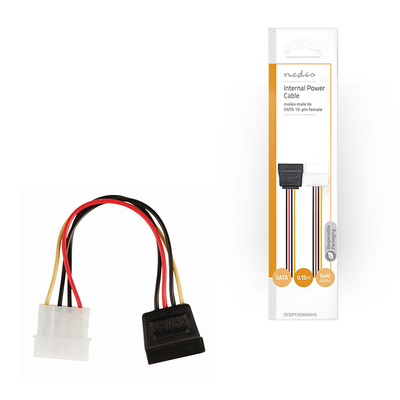 Product Αντάπτορας Τροφοδοσίας Nedis Molex Male to SATA 15-pin Female 0.15 base image