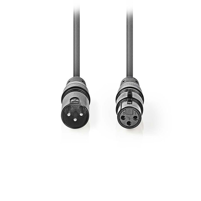Product Καλώδιο XLR Nedis COTG15010GY1 Male to Female 10m base image