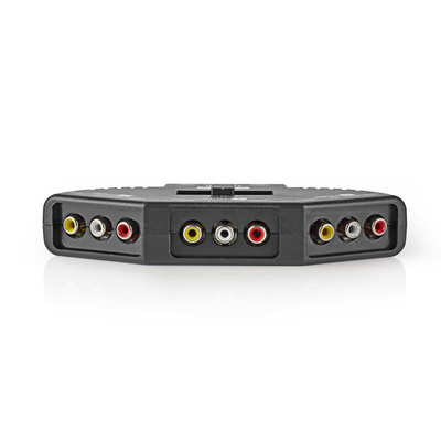 Product Switch Nedis VSWI2403BK 3x RCA to 1x RCA Black base image