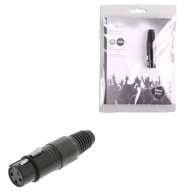 Product Βύσμα XLR Nedis COTP15902BK Female Black base image