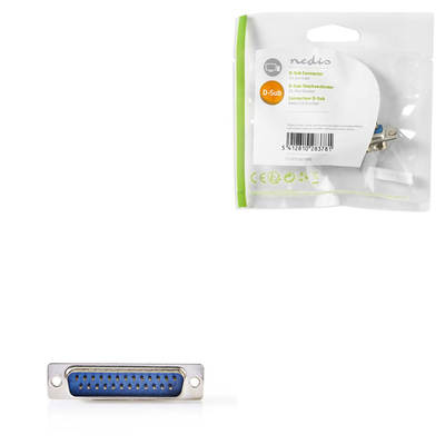 Product Βύσμα D-Sub Nedis CCGP52805ME 25-Pin Male Metal base image