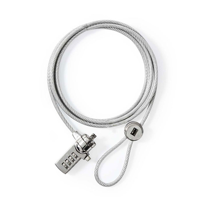 Product Κλειδαριά Laptop Nedis NBLKD100ME 1.8 m Silver base image
