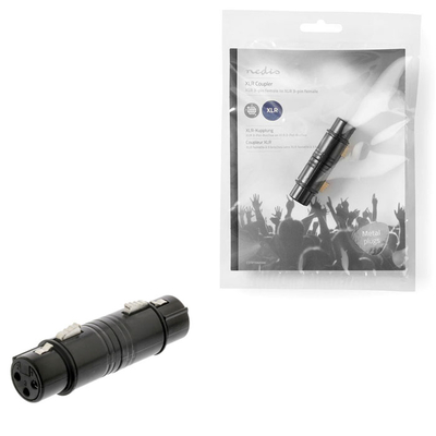 Product Αντάπτορας XLR Nedis COTP15920BK Female to Female Black base image