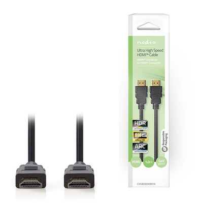 Product Καλώδιο HDMI Nedis CVGB35000BK10, Male to Male 1m base image