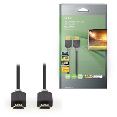 Product Καλώδιο HDMI Nedis CVBW34000AT50 Male to Male 5m base image
