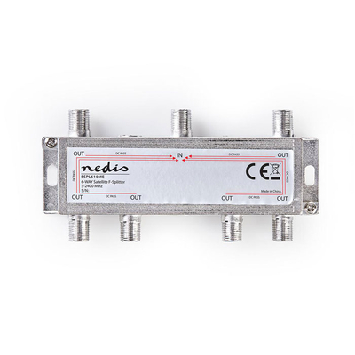 Product Αντάπτορας Nedis SSPL610ME Satellite F-Splitter 6Outputs base image