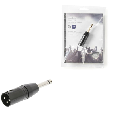 Product Αντάπτορας XLR Nedis COTP15942BK Male to 6.35mm Male Black base image