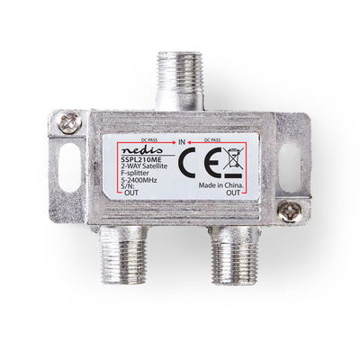 Product Αντάπτορας Nedis SSPL210ME Satellite F-Splitter 2Outputs base image