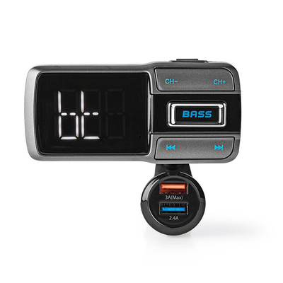 Product FM Transmitter Nedis CATR101BK HandsFree/Φορτιστή/Bluetooth base image