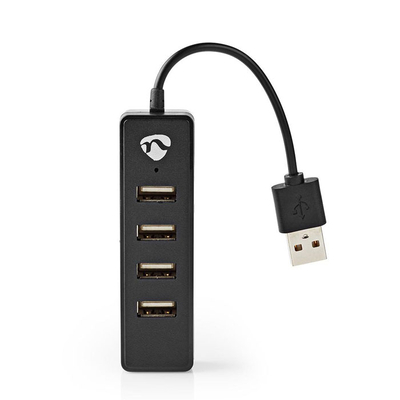 Product USB Hub Nedis USB 2.0 4-Ports Black base image