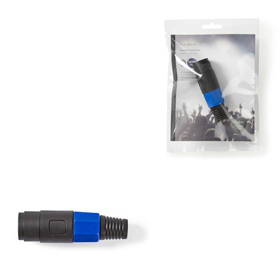 Product Βύσμα Speaker Nedis COTP16901BK 4-pin Male Black base image