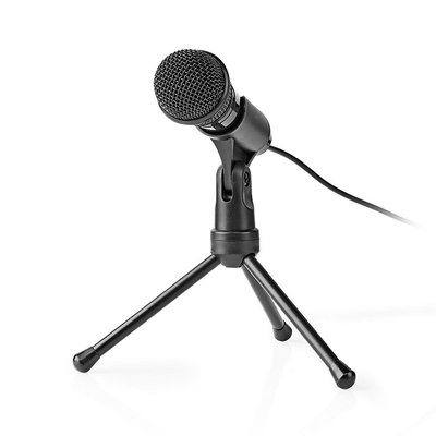 Product Μικρόφωνο Για Η/Υ Nedis MICTJ100BK Wired 1.8m base image