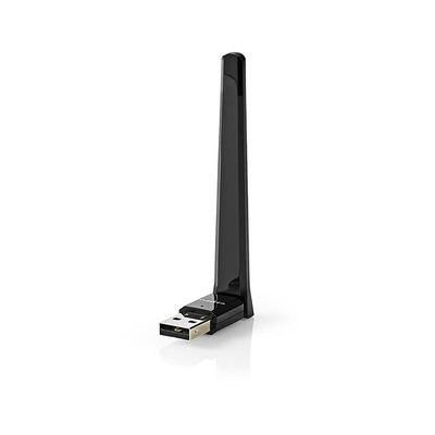 Product Κάρτα Δικτύου USB Nedis WSNWA600BK Wireless AC600 Dual Band Black base image