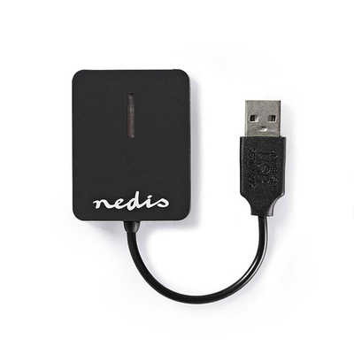 Product Card Reader Nedis CRDRU2300BK Multicard USB 2.0 base image