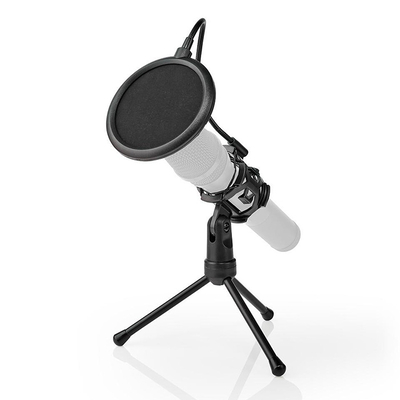 Product Βαση μικροφώνου Nedis MPST00BK με pop φίλτρο base image