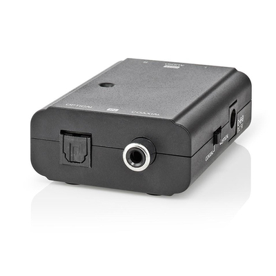 Product Μετατροπέας Nedis Digital Audio ACON2509BK 2-way input: 1x S/PDIF (RCA) base image
