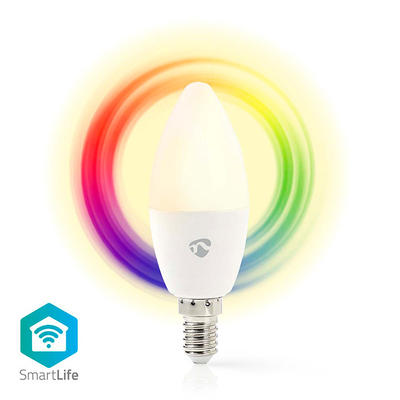Product Smart Lamp LED Nedis WIFILRC10E14 RGB 4.9W base image