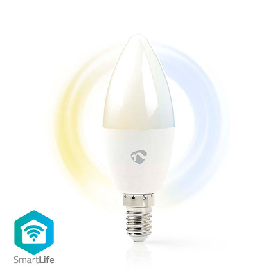 Product Smart Lamp LED Nedis WIFILRW10E14 4.9W base image
