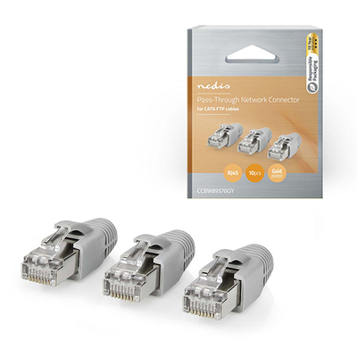 Product Βύσμα Δικτύου Nedis CCBW89370GY RJ-45 male 10τμχ (233-2185) base image