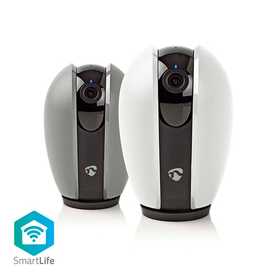 Product IP Κάμερα Nedis WIFICI21CGY Wi-Fi 1080p με Αμφίδρομη Επικοινωνία και Φακό 4mm (2 Καλύμματα) Γκρι 233-2194 base image