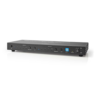 Product HDMI Switch Nedis VMAT3482AT 4x2 PORTS METAL Anthracite base image