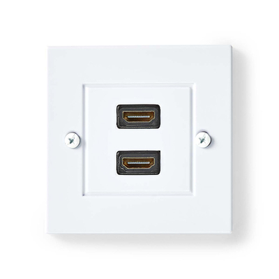 Product Πρίζα HDMI Nedis CVGP34955WT BOX, 2x Female 4K at 60Hz White base image