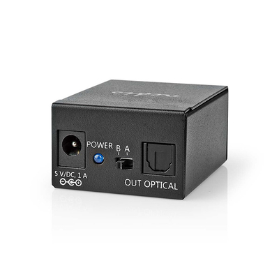 Product Μετατροπέας Nedis ASWI2512BK DIGITAL 2-WAY INPUT: DC Power / 2x Toslink Black base image