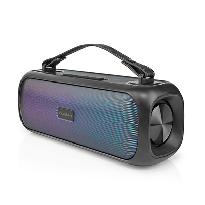 Product Φορητό Ηχείο Bluetooth Tws Nedis Spbb316bk Party Boombox 2.0 30w With Carrying Handle And Party Lights base image