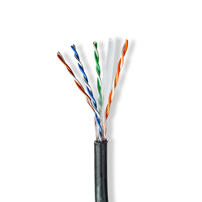 Product Καλώδιο Δικτύου Nedis CCBG8590BK100S ROLL CAT6 U/UTP 100.0m OUTDOOR Black base image