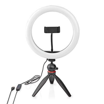 Product Ring Light Nedis RLSTND100BK 10inch 120 LED's 2700 - 6700K Tripod Black base image
