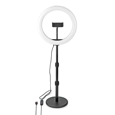 Product Ring Light Nedis RLSTND200BK 10inch 120 LED's 2700 - 6700K Desktop Black base image