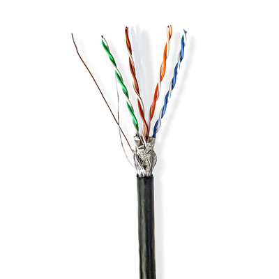 Product Καλώδιο Δικτύου Nedis CCBG8594BK100S ROLL CAT6 S/FTP 100.0m OUTDOOR Black base image