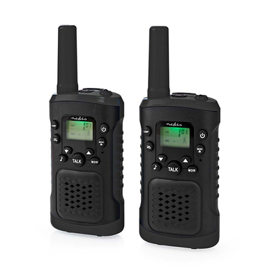 Product Walkie Talkie Nedis WLTK0610BK SET 2 UP TO 6KM 8 PTT / VOX Black base image