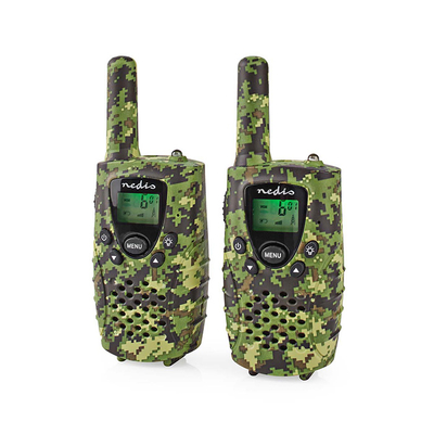 Product Walkie Talkie Nedis WLTK0810BK SET 2 UP TO 8KM CHANNELS: 8 PTT / VOX GREEN base image