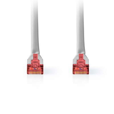 Product Καλώδιο Δικτύου Nedis CAT 6, S/FTP, 10m σε γκρι χρώμα. base image