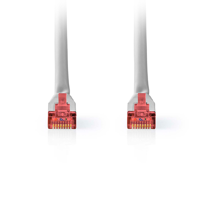 Product Καλώδιο Δικτύου Nedis CAT 6, S/FTP, 15m σε γκρι χρώμα. base image