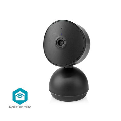 Product IP Κάμερα Nedis Wi-Fi Smart Full HD 1080p, με Pan tilt και αισθητήρα κίνησης, Μαύρο base image