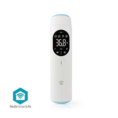 Product Θερμόμετρο Υπερύθρων Nedis Bluetooth smart ψηφιακό μετώπου και αυτιού, Λευκό base image