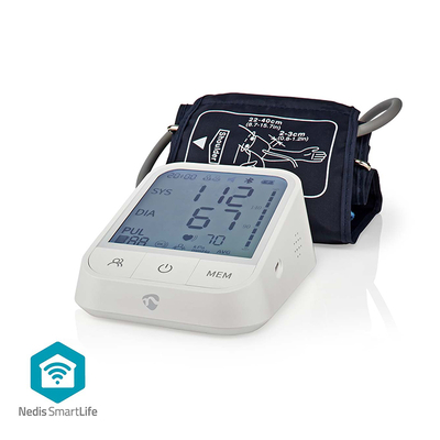 Product Πιεσόμετρο Μπράτσου Nedis Bluetooth smart base image
