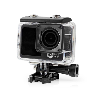 Product Action Κάμερα Nedis Ultra HD 4K Wi-Fi, με διπλή οθόνη TFT 2" και 1.3" και αδιάβροχη έως 30m. base image