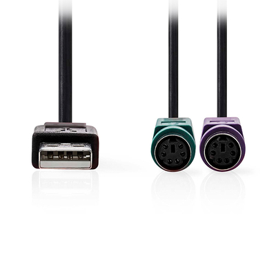 Product Αντάπτορας USB Nedis High-Speed Α αρσ. - 2x PS/2 θηλ., 0.30m. base image